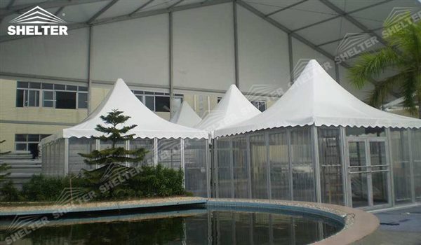 SHELTER Pagoda Tent - Top Marquee - Chinese Hat Tents - Pinnacle Marquees -19