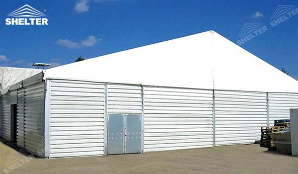 SHELTER Large Warehouse Tent - Temporary Storage Tents - Clear Span Building for Sale -38