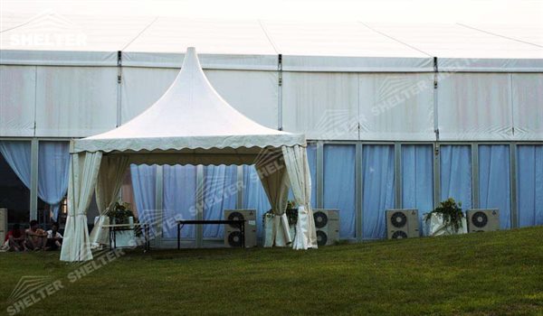 SHELTER Pagoda Tent - Top Marquee - Chinese Hat Tents - Pinnacle Marquees -10