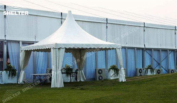 SHELTER Pagoda Tent - Top Marquee - Chinese Hat Tents - Pinnacle Marquees -11