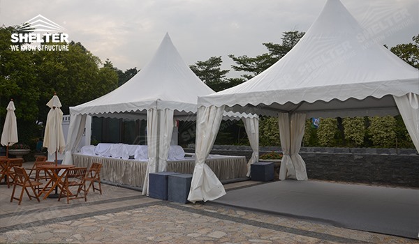 SHELTER Pagoda Tent - Top Marquee - Chinese Hat Tents - Pinnacle Marquees - (4)