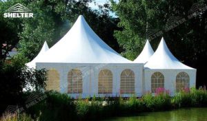 SHELTER Pagoda Tent - Top Marquee - Chinese Hat Tents - Pinnacle Marquees -4